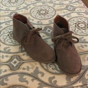 Lucky Brand suede ankle boots